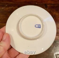 Antique Royal Vienna Demitasse cup and saucer Jeweled