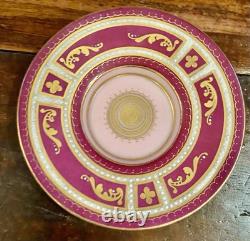 Antique Royal Vienna Demitasse cup and saucer Jeweled