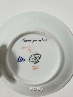 Antique Royal Vienna Hc&s Czechoslovakia Demitasse Cup And Saucer