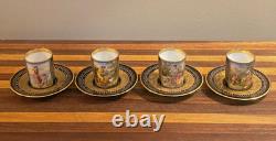 Antique Royal Vienna Style Cups and Saucers