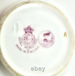 Antique Royal Worcester Demitasse Cup & Saucer