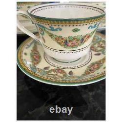 Antique Royal Worcester Windsor Demitasse Cups & Saucers Set of 8