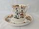 Antique Russian Demitasse Cup Saucer Dancers Flowers Sweet Signed Set