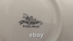 Antique Set Of 2 Mauser Cups And Saucers Silver Overlay