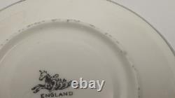 Antique Set Of 2 Mauser Cups And Saucers Silver Overlay