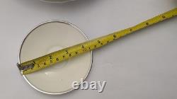 Antique Set Of 2 Mauser Cups And Saucers Silver Overlay