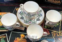 Antique Set of 12 Mintons ADAM demitasse cups and saucers, Neo Classic