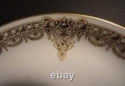 Antique Sevres Demitasse Cup & Saucer Hand Painted Cherubs Signed Debrie