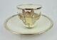 Antique Silver Overlay Demitasse Cup & Saucer