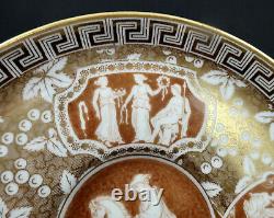 Antique Spode Copelands Demitasse Cup & Saucer, Grecian Style