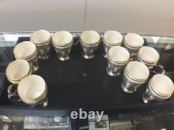 Antique TIFFANY & CO. Sterling Silver & LENOX China SET, 36 Pieces Total