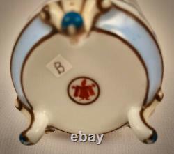 Antique Thallimier Demitasse Cups & Saucers, Portrait B