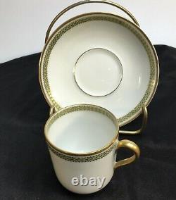 Antique Theodore Haviland Limoges France Demitasse Espresso Cup Saucer Set of 12