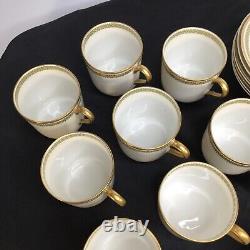 Antique Theodore Haviland Limoges France Demitasse Espresso Cup Saucer Set of 12