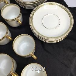 Antique Theodore Haviland Limoges France Demitasse Espresso Cup Saucer Set of 12