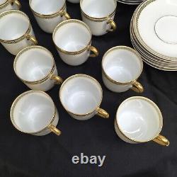 Antique Theodore Haviland Limoges France Demitasse Espresso Cup Saucer Set of 12