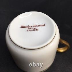 Antique Theodore Haviland Limoges France Demitasse Espresso Cup Saucer Set of 12