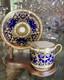 Antique Tiffany & Co. Cobalt Blue Gold Demitasse Cup Saucer Set H3885 Circa 1925
