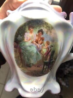 Antique Victoria Austria Porcelain Tea Demitasse Set 25pcs EXC Cup Saucer