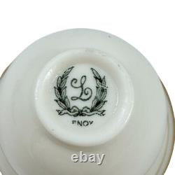 Antique WH Saart Sterling Silver Set 4 Demitasse Cups Saucers Lenox Liners WHSCO