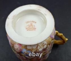 Antique Willets Belleek Demitasse Cup & Saucer
