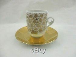 Arabia, Finland Esteri Tomula Mocha/Demitasse Cups & Saucers Set of 5