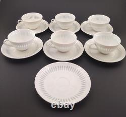 Arabia Finland Rice Grain Cups & Saucers Demitasse Friedl Holzer Kjellberg Small