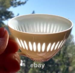 Arabia Finland Rice Grain Cups & Saucers Demitasse Friedl Holzer Kjellberg Small