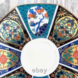 Arita Ware Japanese Porcelain Demitasse / Espresso Cup & Saucer Ko-Imari 2 Piece