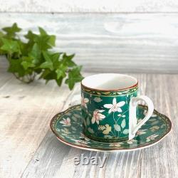 Arita Ware Japanese Porcelain Demitasse / Espresso Cup & Saucer Ko-Imari 2 pcs