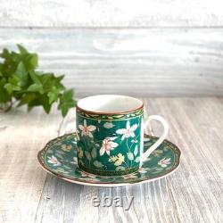 Arita Ware Japanese Porcelain Demitasse / Espresso Cup & Saucer Ko-Imari 2 pcs
