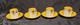 Art Deco Shelley Autumn Leaf 11441 Set Of 4 Demitasse Cups And Saucers Stunning