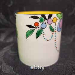 Art Deco Shelley Autumn Leaf 11441 Set of 4 Demitasse Cups and Saucers STUNNING