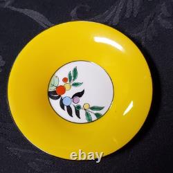 Art Deco Shelley Autumn Leaf 11441 Set of 4 Demitasse Cups and Saucers STUNNING