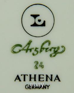 Arzberg German Athena Pattern Demitasse Cups & Saucers (12-pieces)