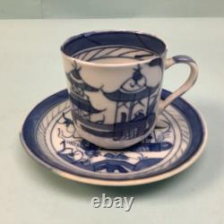 Assembled Set of 6 Canton Demitasse Cups/Saucers
