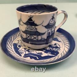 Assembled Set of 6 Canton Demitasse Cups/Saucers