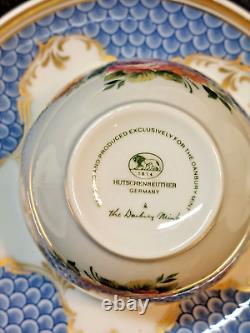 Assorted 18 Vintage Cups Saucers Hammersley Bone China Fox Hunt Demitasse China