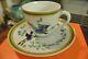 Authentic Hermes Porcelain Toucan Birds Demitasse Cup And Saucer New Never Used
