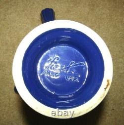 Awesome Fiesta Pottery Demitasse Cobalt After Dinner Coffeepot & 6 Cups/saucers