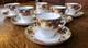 Aynsley Bone China 1920's Set Of Six Floral Demitasse Cups & Saucers #4500