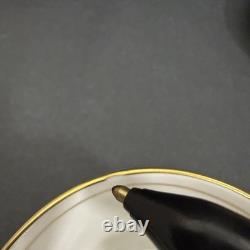 Aynsley Gold Orchard Fruit Demitasse Cups & Saucers Signed D Jones Set Of 6