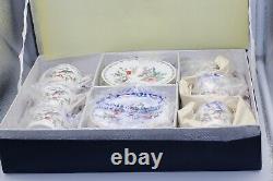 Aynsley Pembroke Demitasse Cup and Saucer Set in Original Box