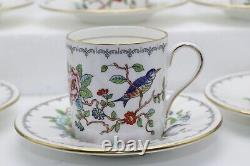 Aynsley Pembroke Demitasse Cup and Saucer Set in Original Box