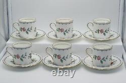 Aynsley Pembroke Demitasse Cup and Saucer Set in Original Box