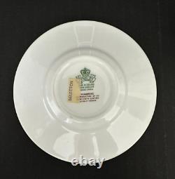 Aynsley Pembroke withgold trim Demitasse/Expresso Cup & Saucer BOXED 12-piece SET