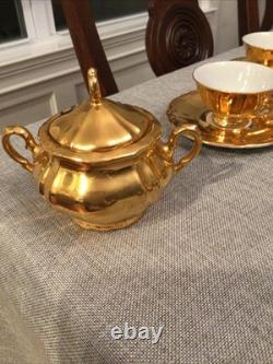 BAREUTHER /SCHLOTTENHOF Bavaria 17 Piece Small/Demitasse Tea Set Service READ