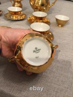 BAREUTHER /SCHLOTTENHOF Bavaria 17 Piece Small/Demitasse Tea Set Service READ