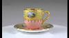 Beautiful English Porcelain Demitasse Cup Saucer By Coalport 53200 Cup Saucer