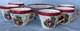 Beautiful, Rare, Vintage Imperial Fine China Cups And Saucers. Set Of 6